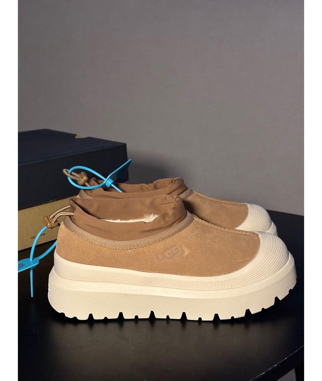 UGG AUSTRALIA Бежевые замшевые ботинки, фото 7