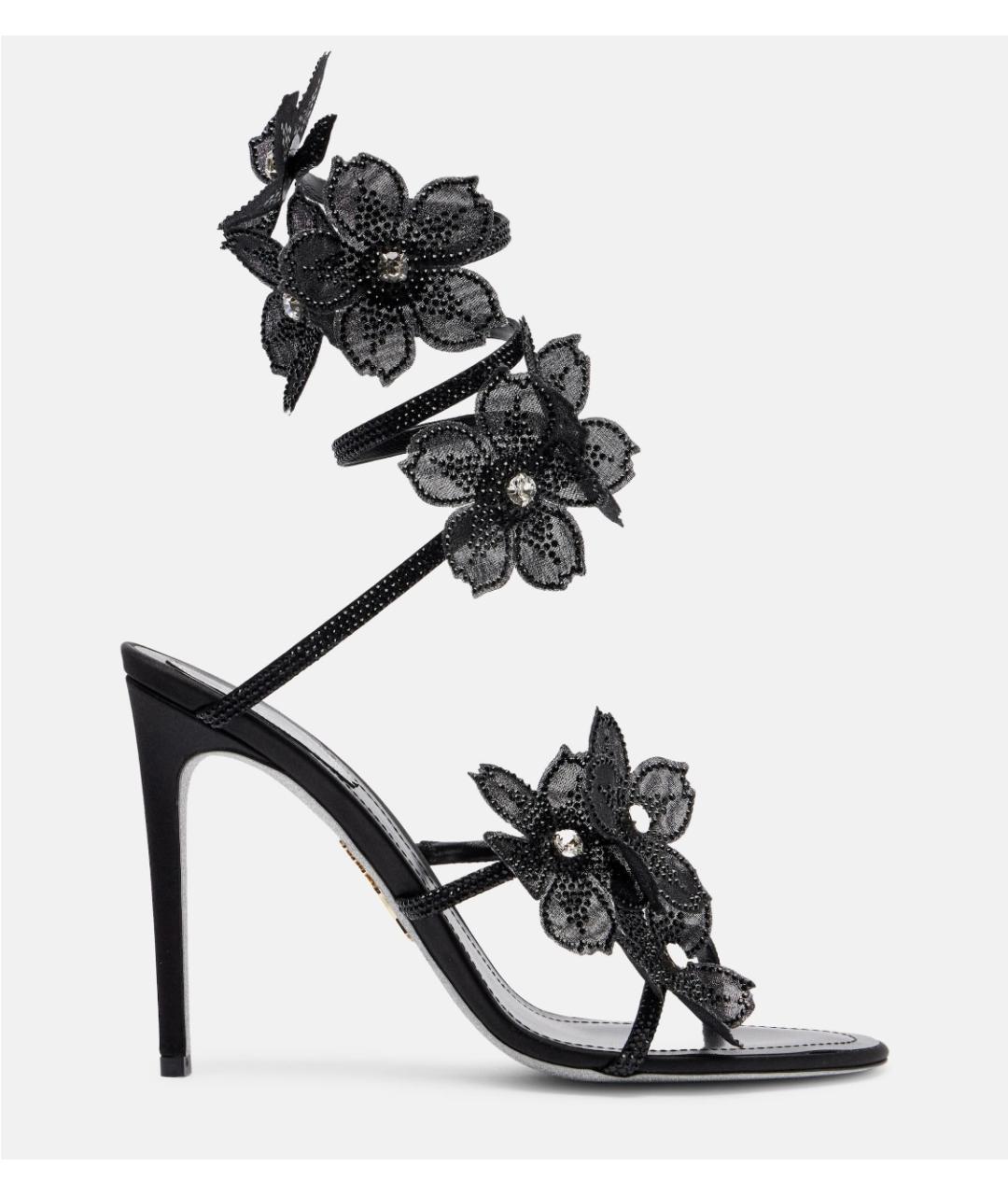 RENE CAOVILLA Черные босоножки, фото 6