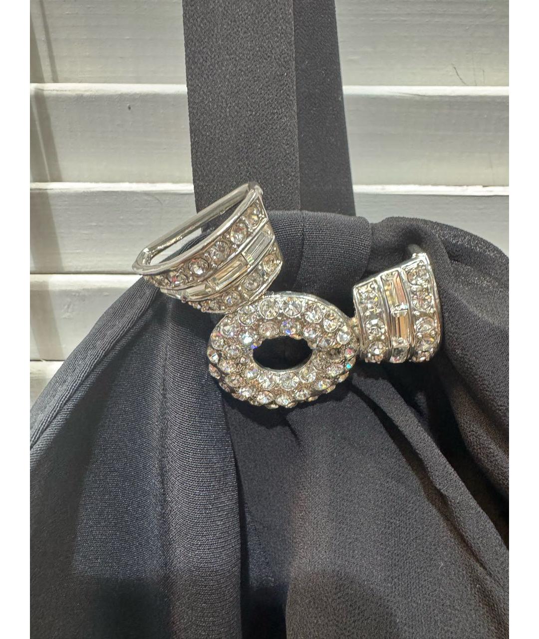 ESCADA Черное хлопковое вечернее платье, фото 7