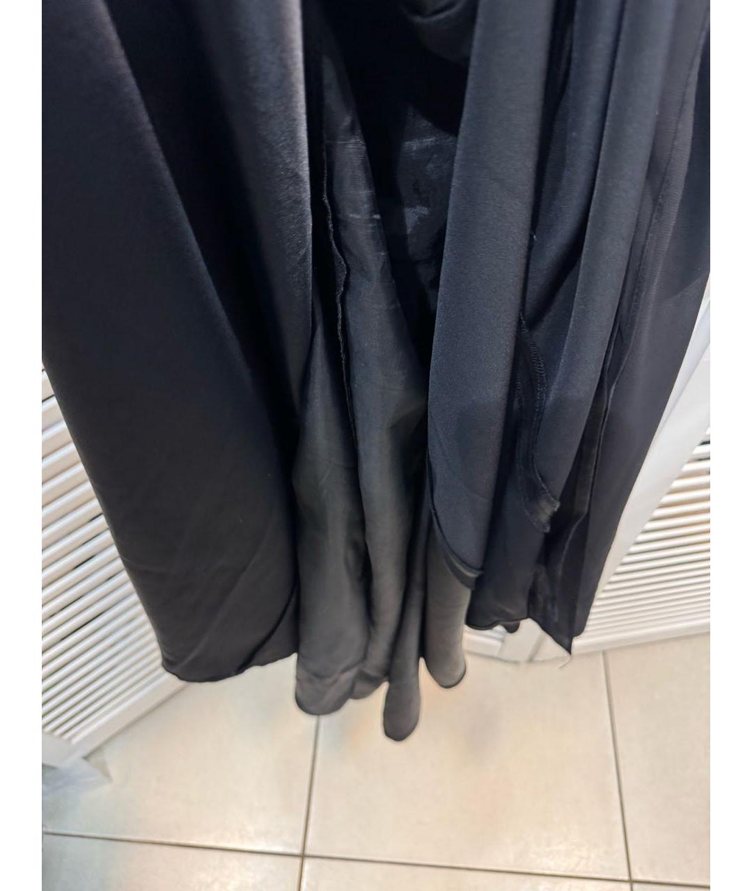 ESCADA Черное хлопковое вечернее платье, фото 8