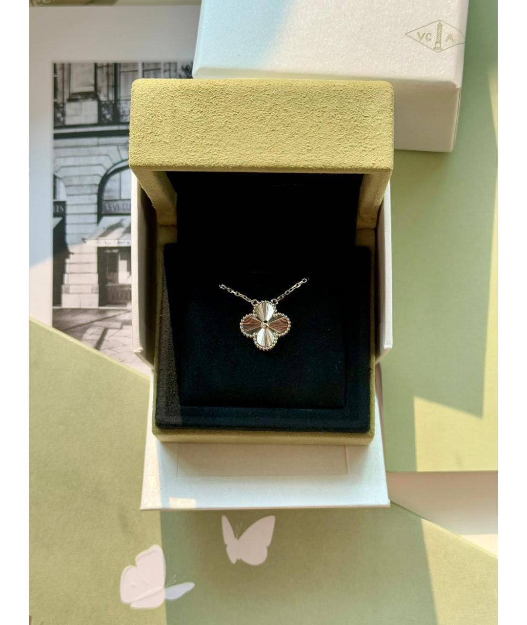 VAN CLEEF & ARPELS Серебряная подвеска из белого золота, фото 3