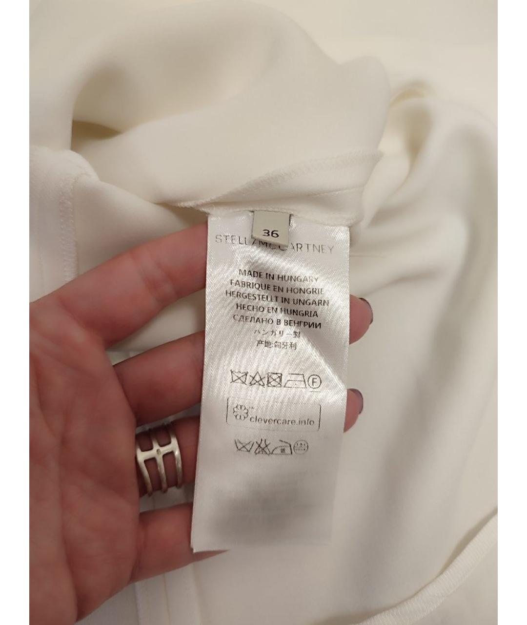 STELLA MCCARTNEY Белая вискозная блузы, фото 8