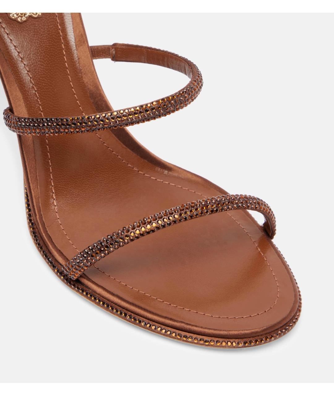 RENE CAOVILLA Коричневые босоножки, фото 3