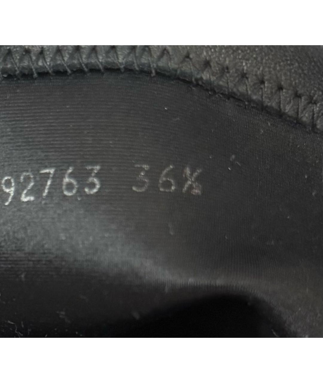 STUART WEITZMAN Черные кожаные ботфорты, фото 5