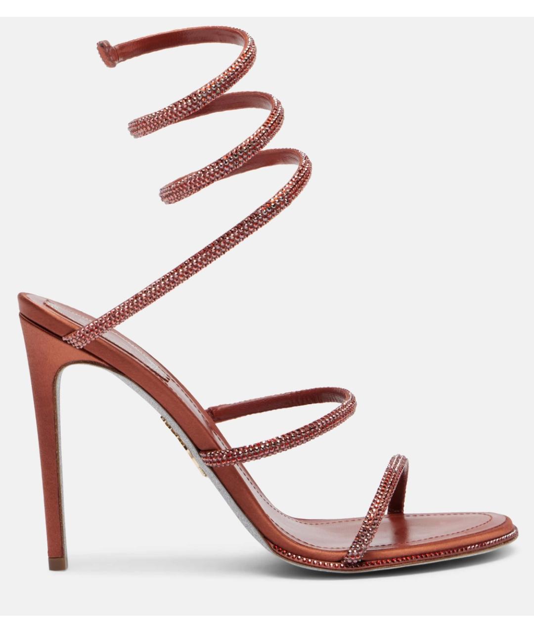 RENE CAOVILLA Красные босоножки, фото 6