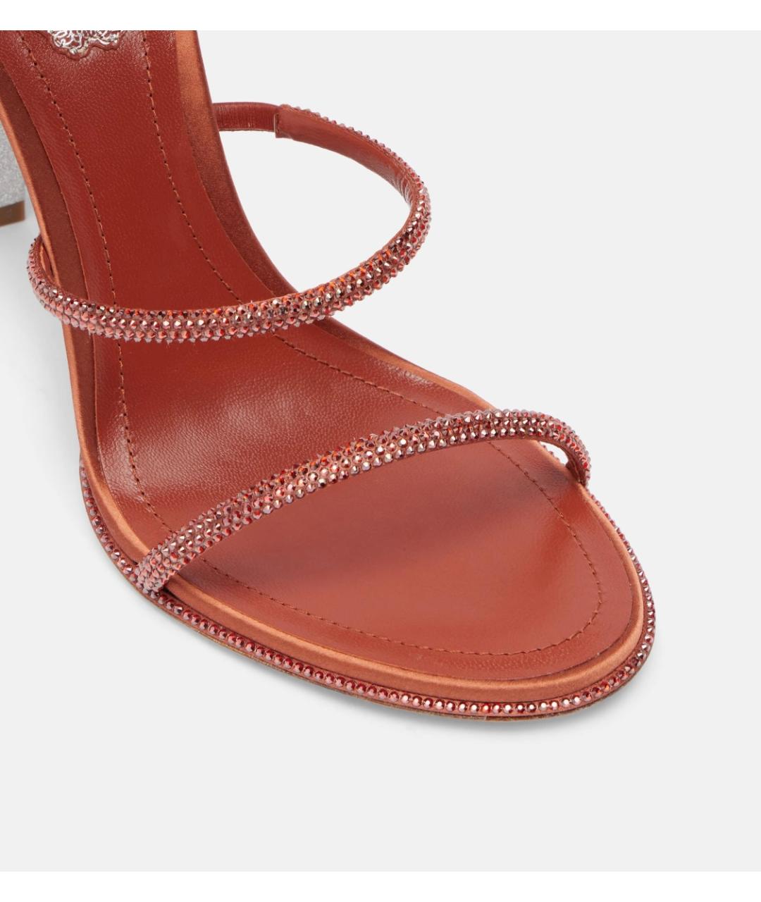 RENE CAOVILLA Красные босоножки, фото 3