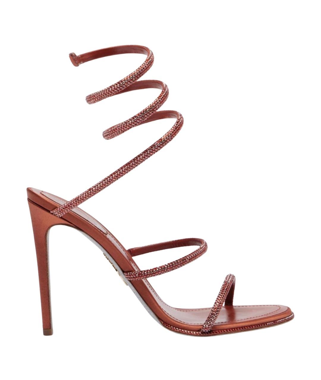 RENE CAOVILLA Красные босоножки, фото 1