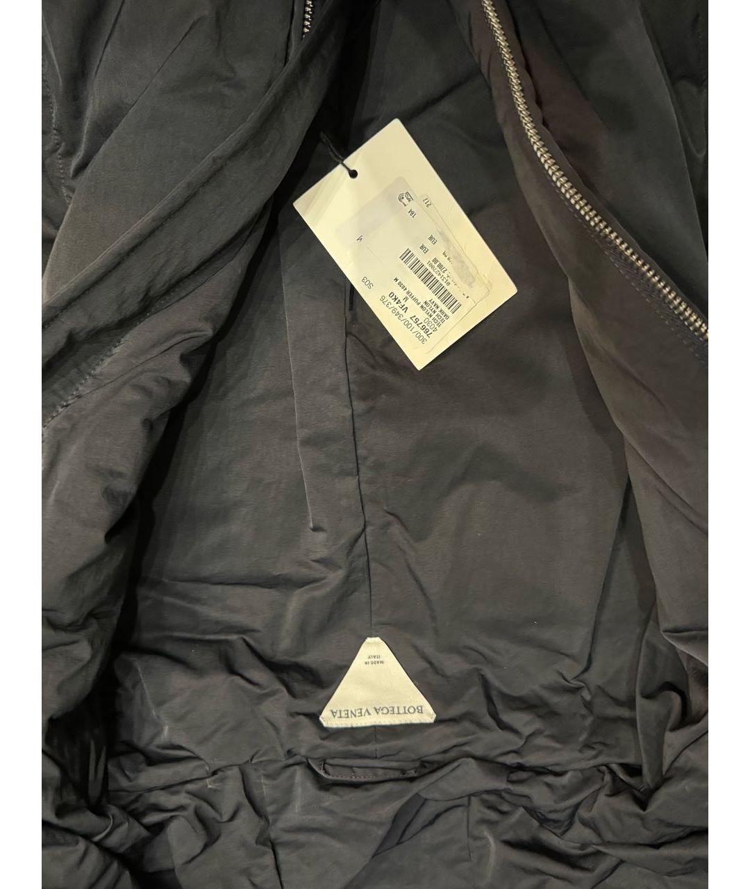 BOTTEGA VENETA Черный полиамидовый пуховик, фото 3