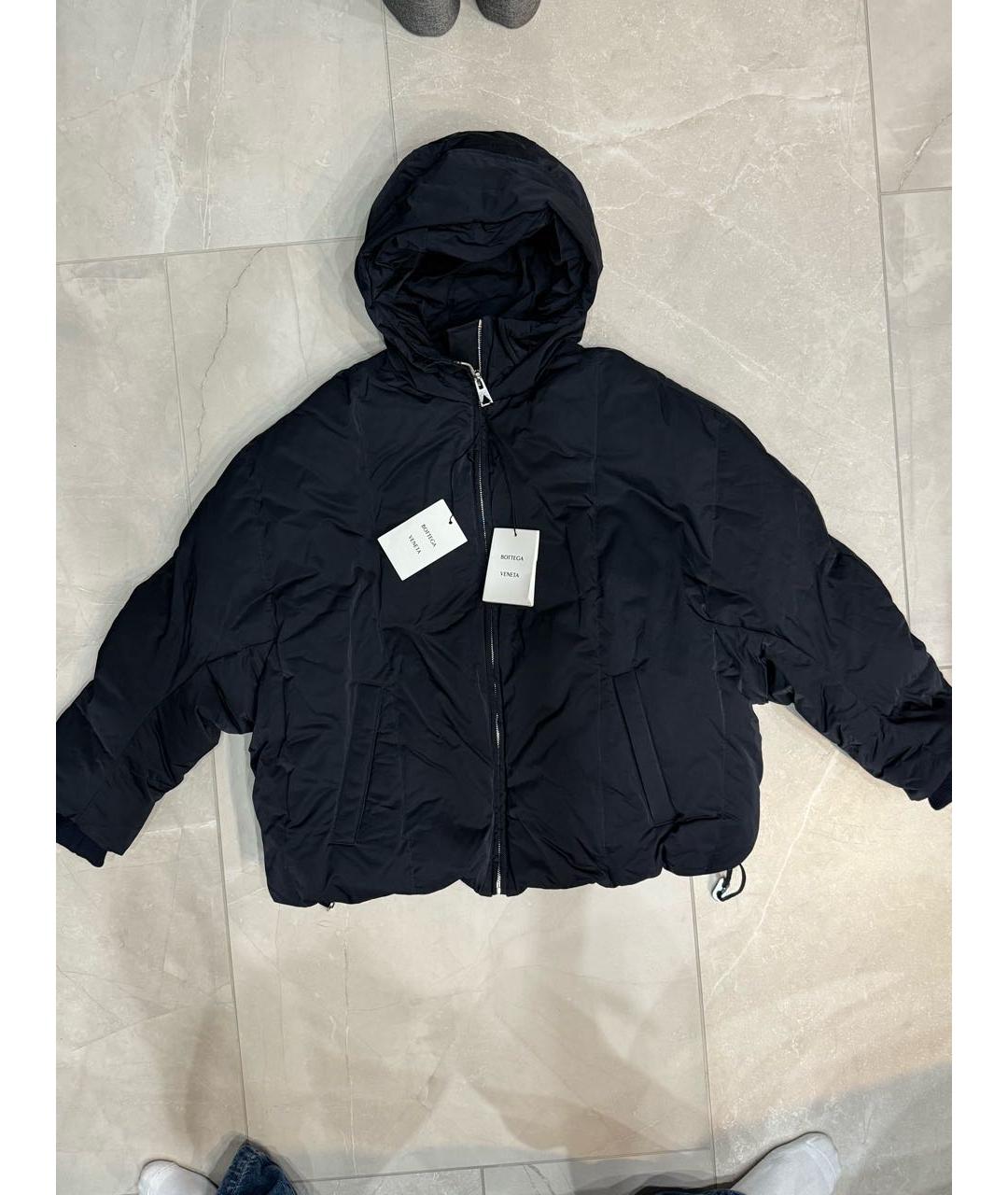 BOTTEGA VENETA Черный полиамидовый пуховик, фото 6