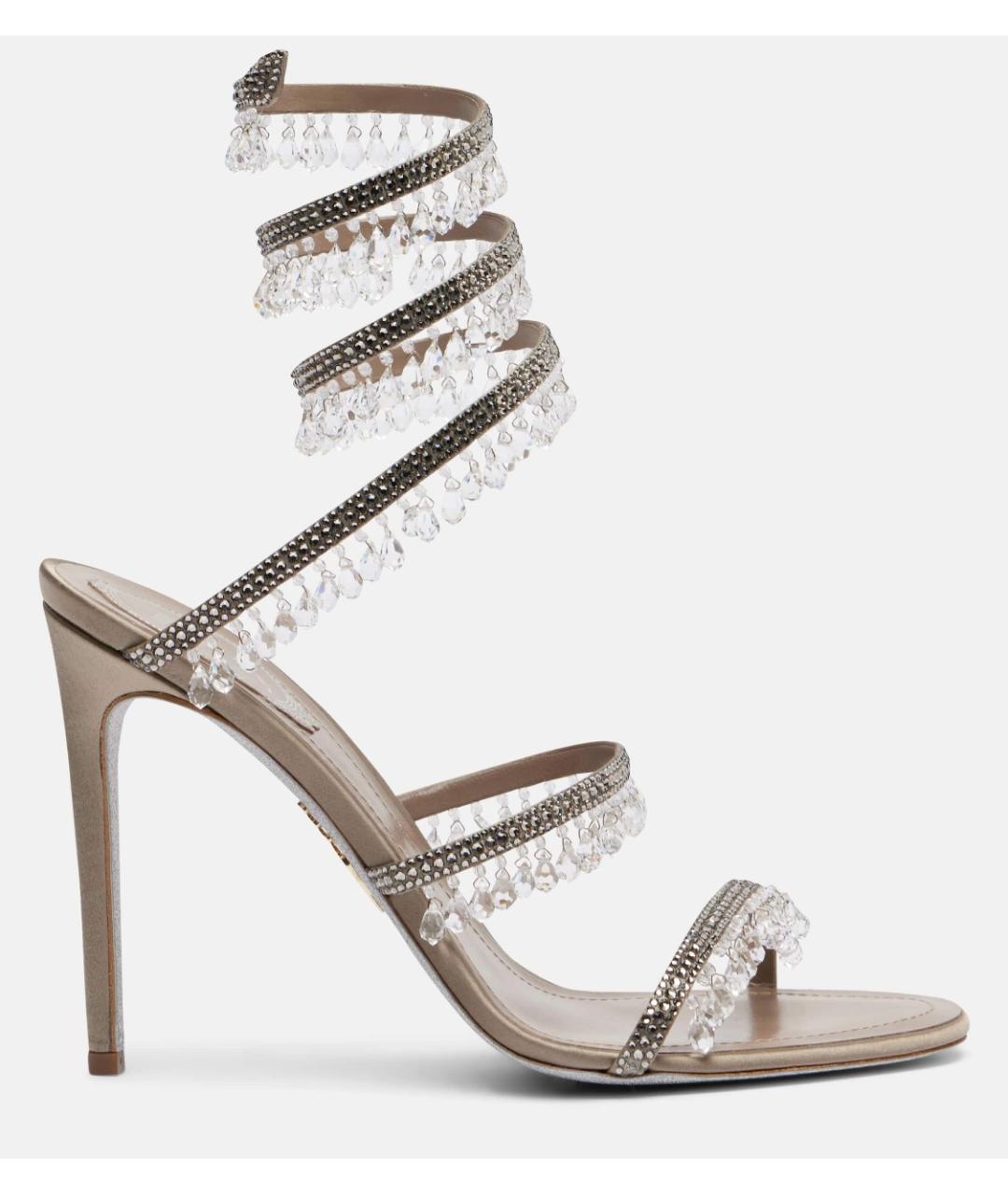 RENE CAOVILLA Серые босоножки, фото 6