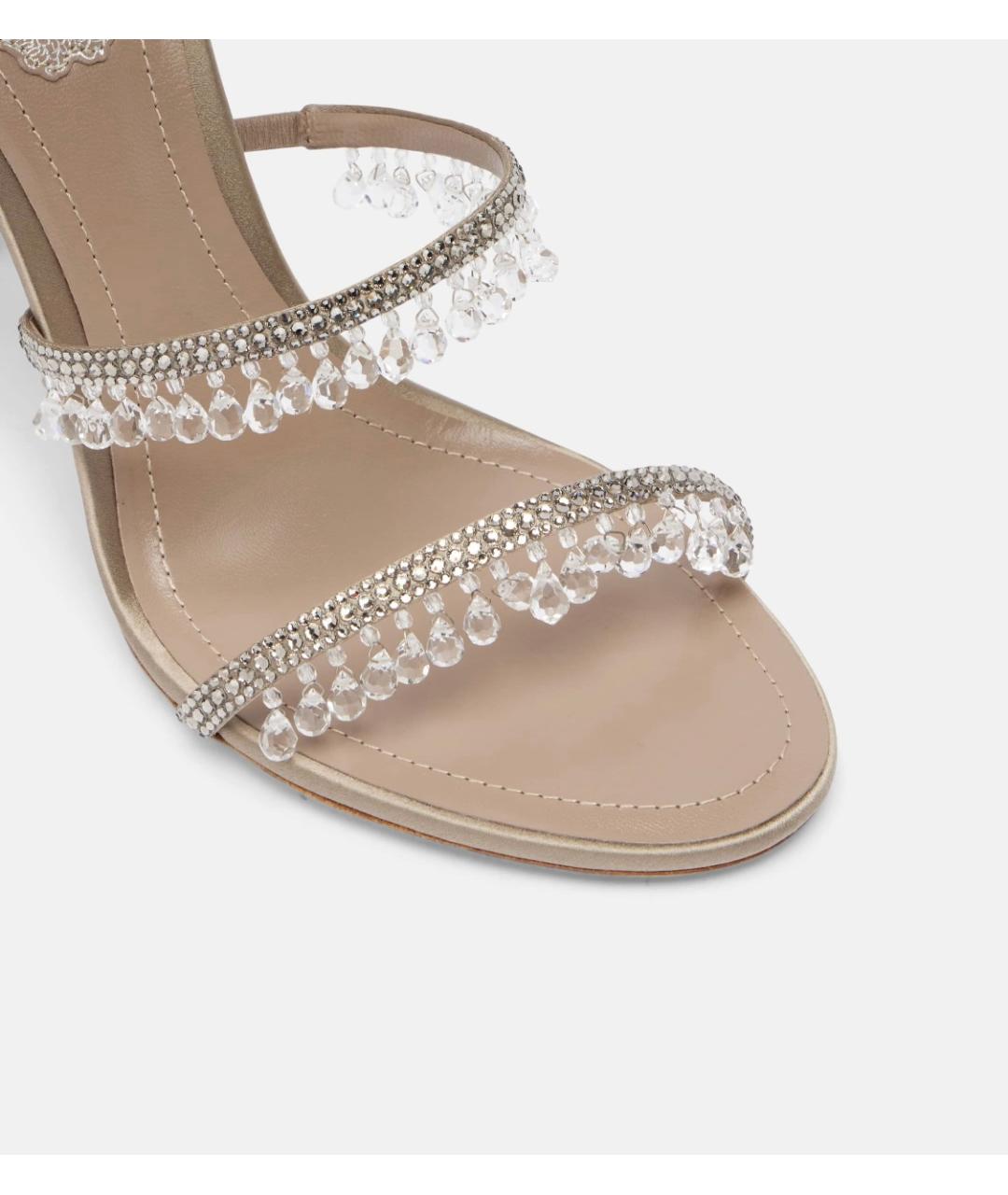 RENE CAOVILLA Серые босоножки, фото 3