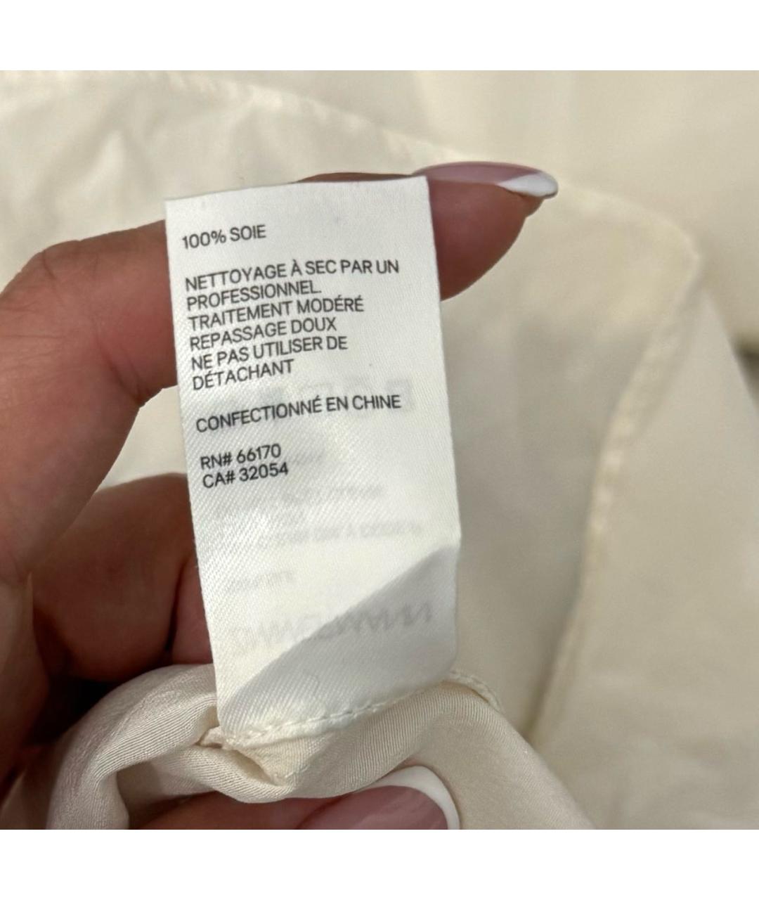 ZIMMERMANN Бежевая шелковая блузы, фото 5