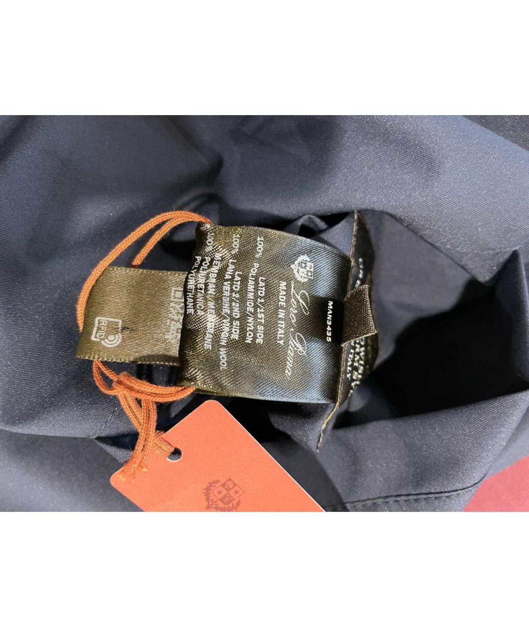 LORO PIANA Темно-синий полиамидовый жилет, фото 8