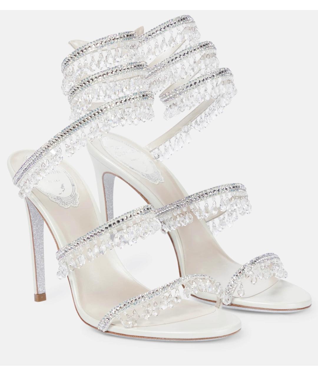 RENE CAOVILLA Серебряные босоножки, фото 2