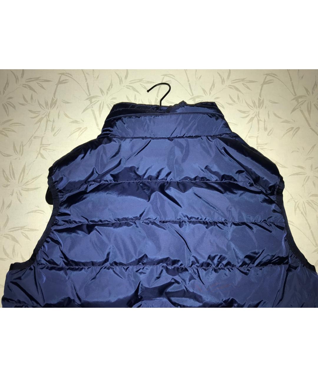 GUCCI Синий полиэстеровый жилет, фото 2