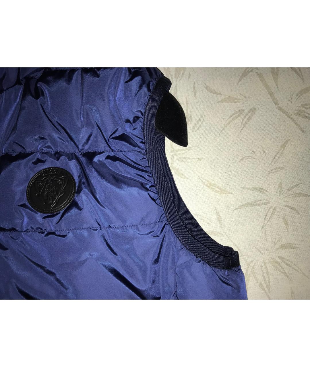 GUCCI Синий полиэстеровый жилет, фото 8