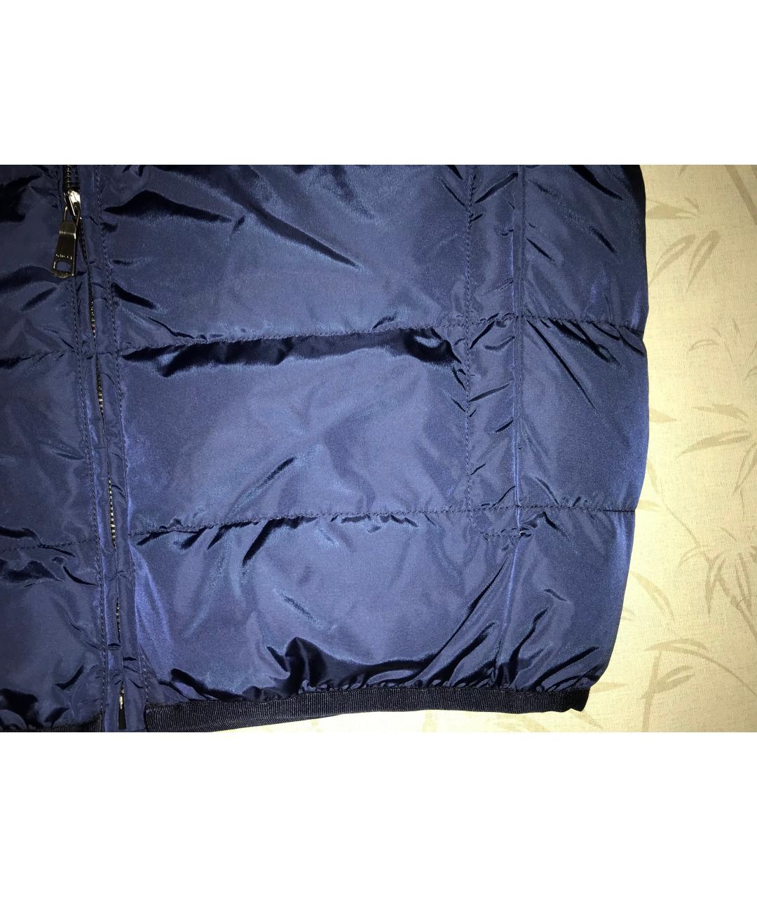 GUCCI Синий полиэстеровый жилет, фото 7