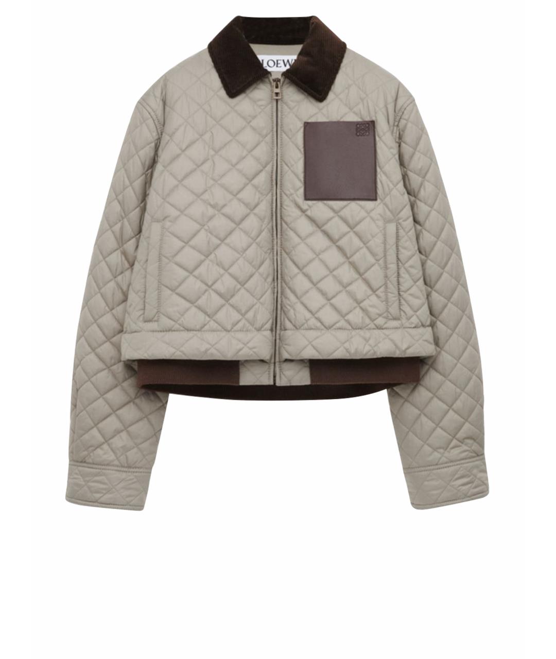 LOEWE Серая полиэстеровая куртка, фото 1