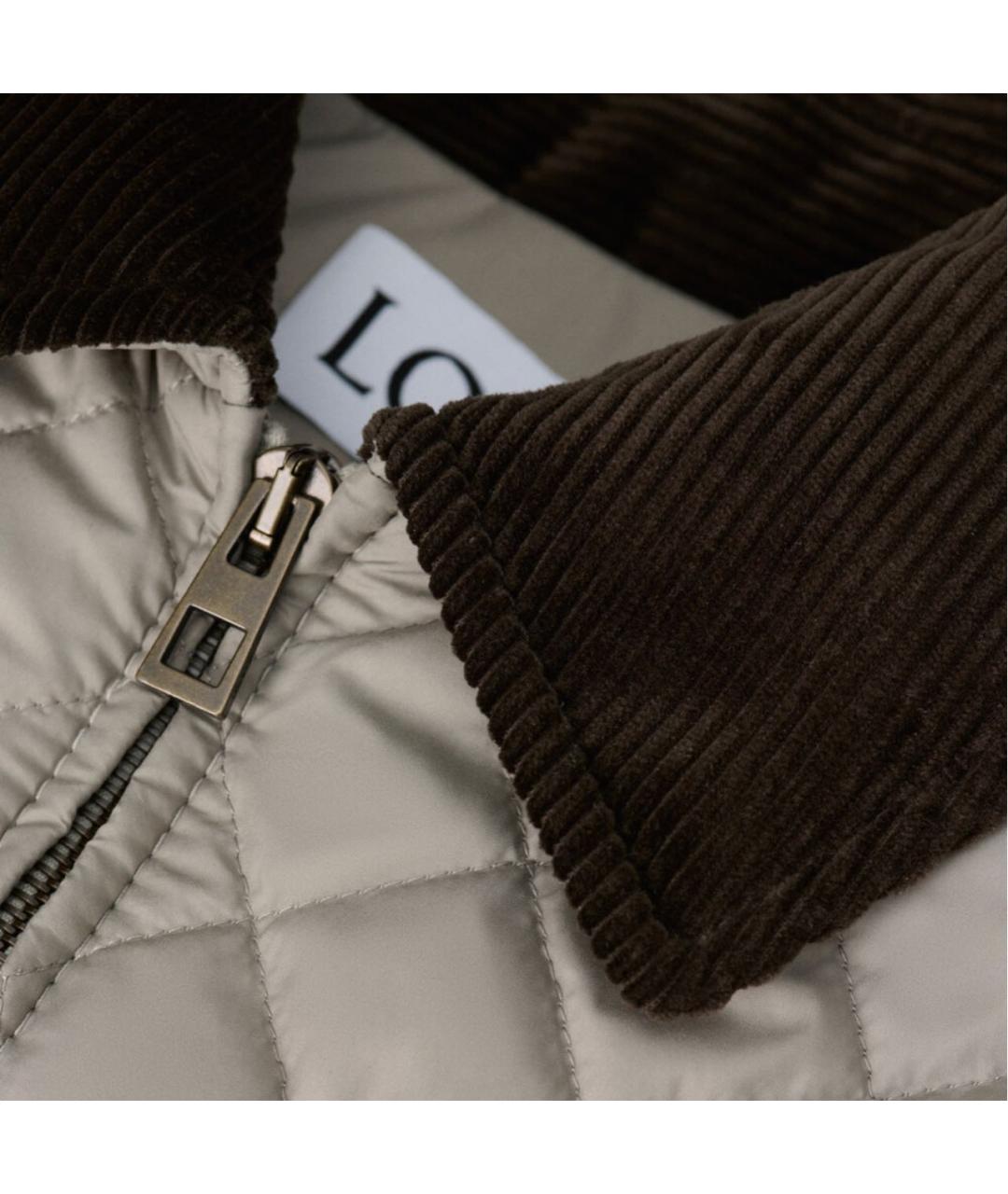 LOEWE Серая полиэстеровая куртка, фото 3