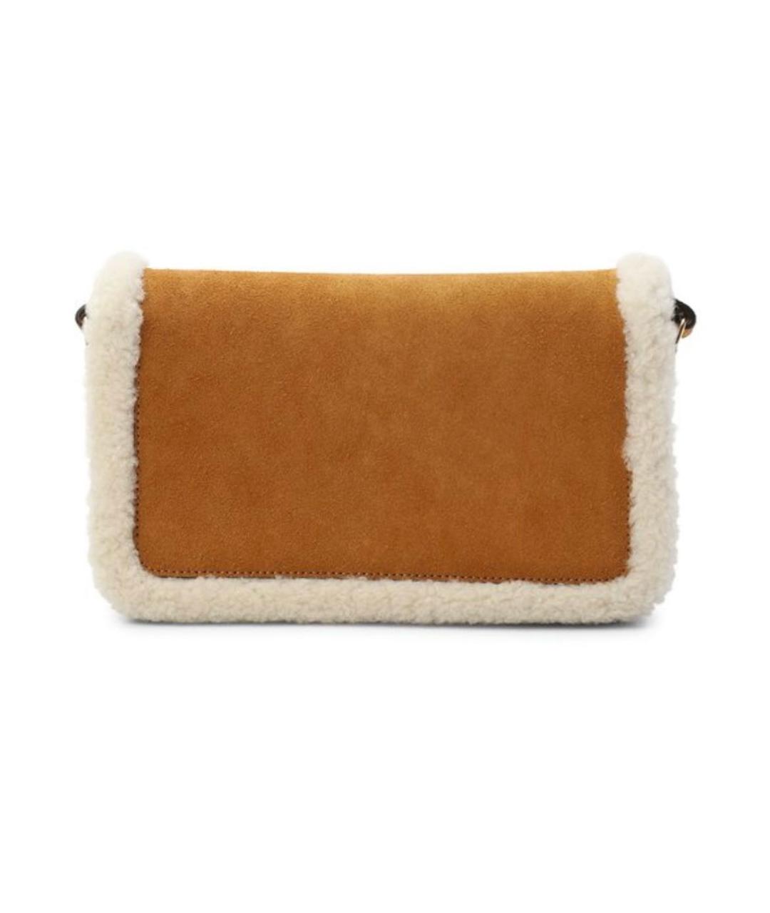 GUCCI Коричневая замшевая сумка через плечо, фото 3