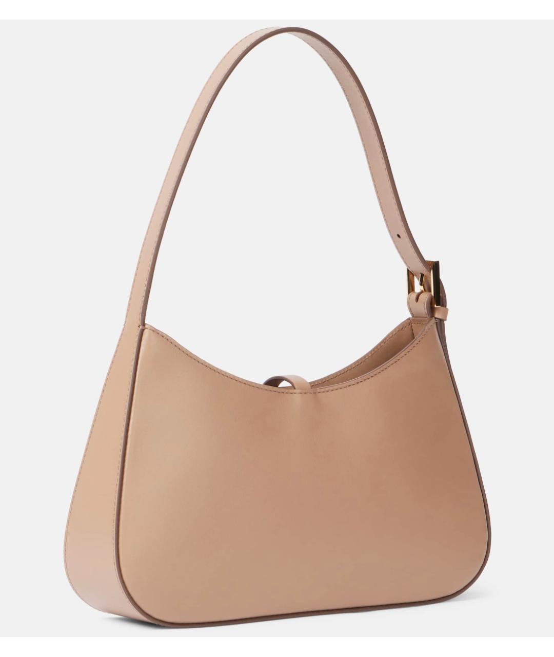 DEMELLIER Бежевая кожаная сумка с короткими ручками, фото 4