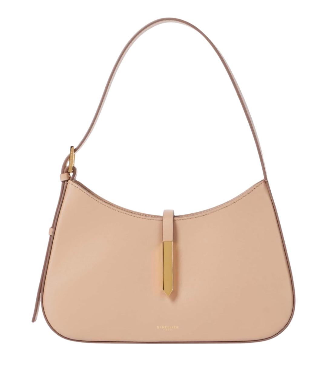 DEMELLIER Бежевая кожаная сумка с короткими ручками, фото 1
