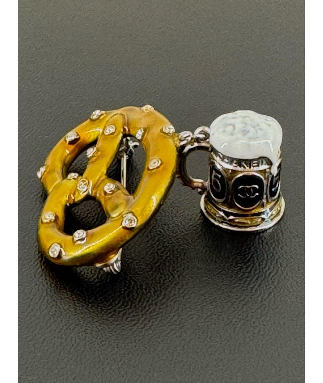 CHANEL Мульти металлическая булавка / брошь, фото 3
