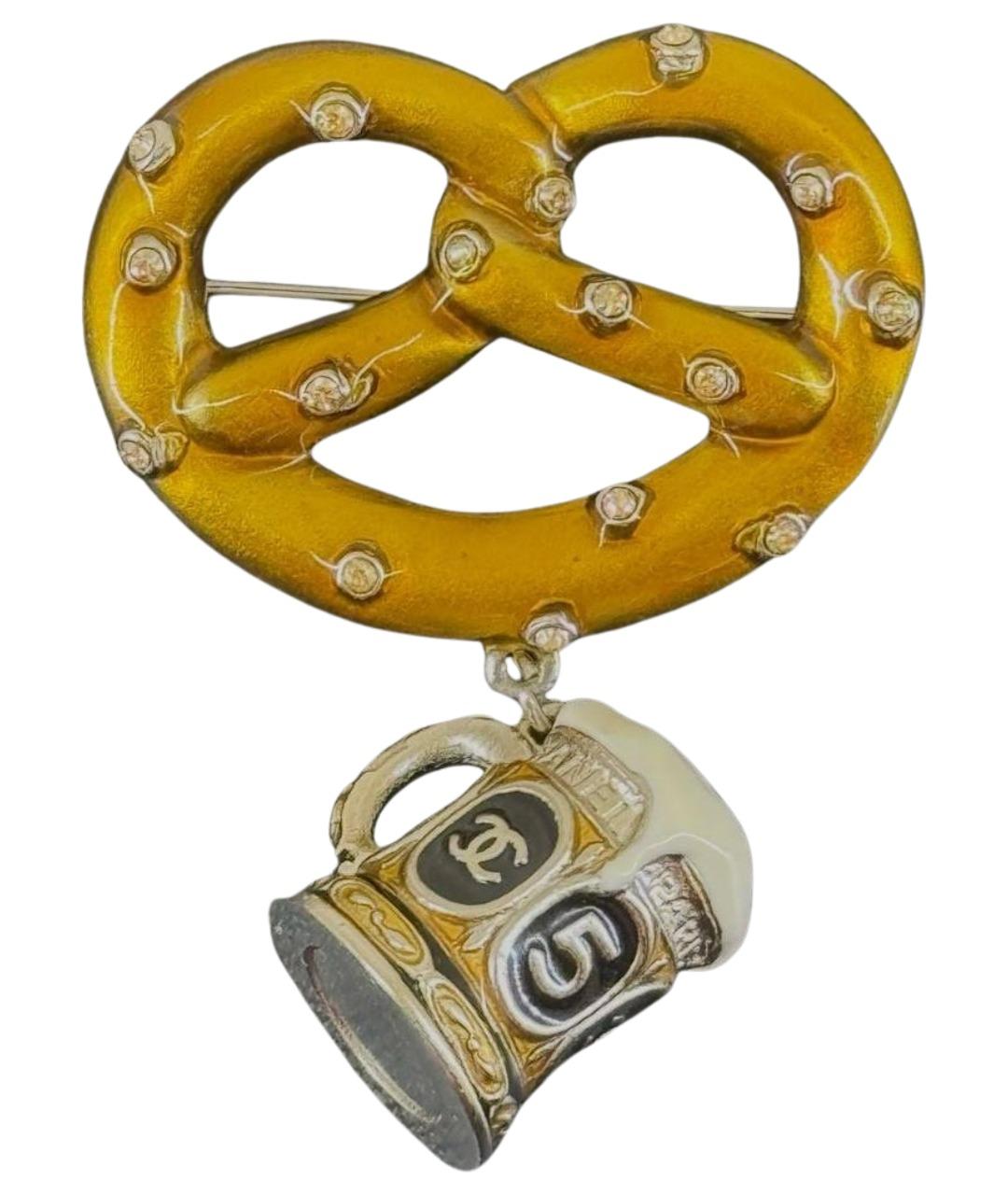 CHANEL Мульти металлическая булавка / брошь, фото 1