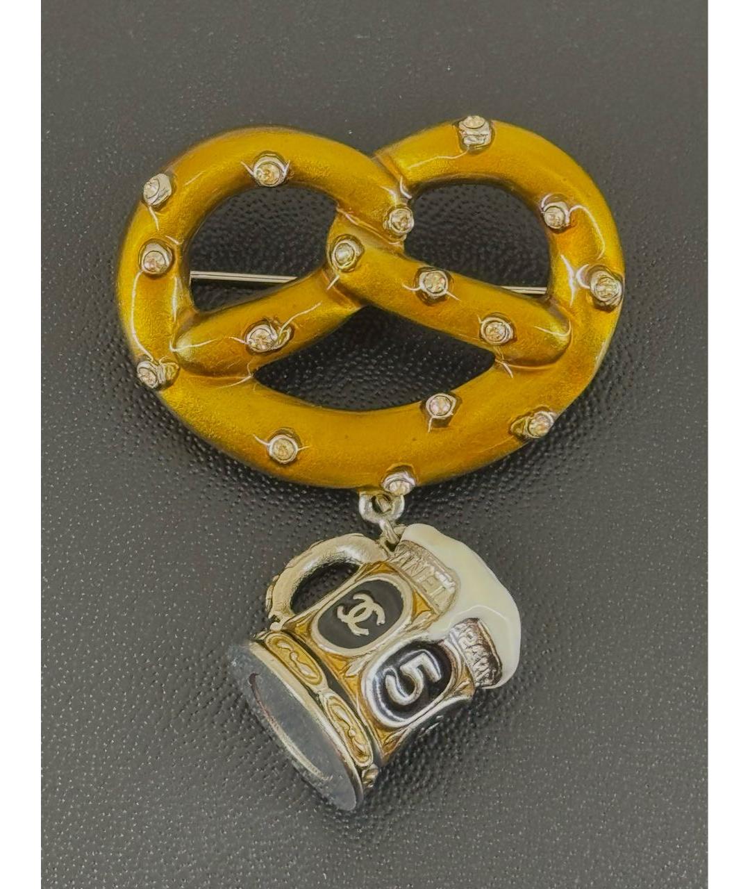 CHANEL Мульти металлическая булавка / брошь, фото 6