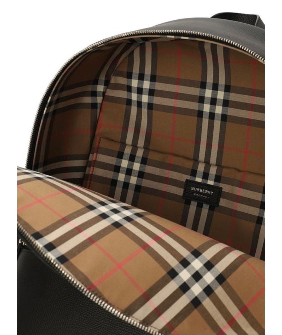 BURBERRY Темно-синий тканевый рюкзак, фото 4