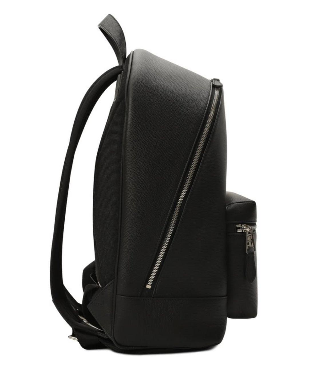 BURBERRY Темно-синий тканевый рюкзак, фото 2