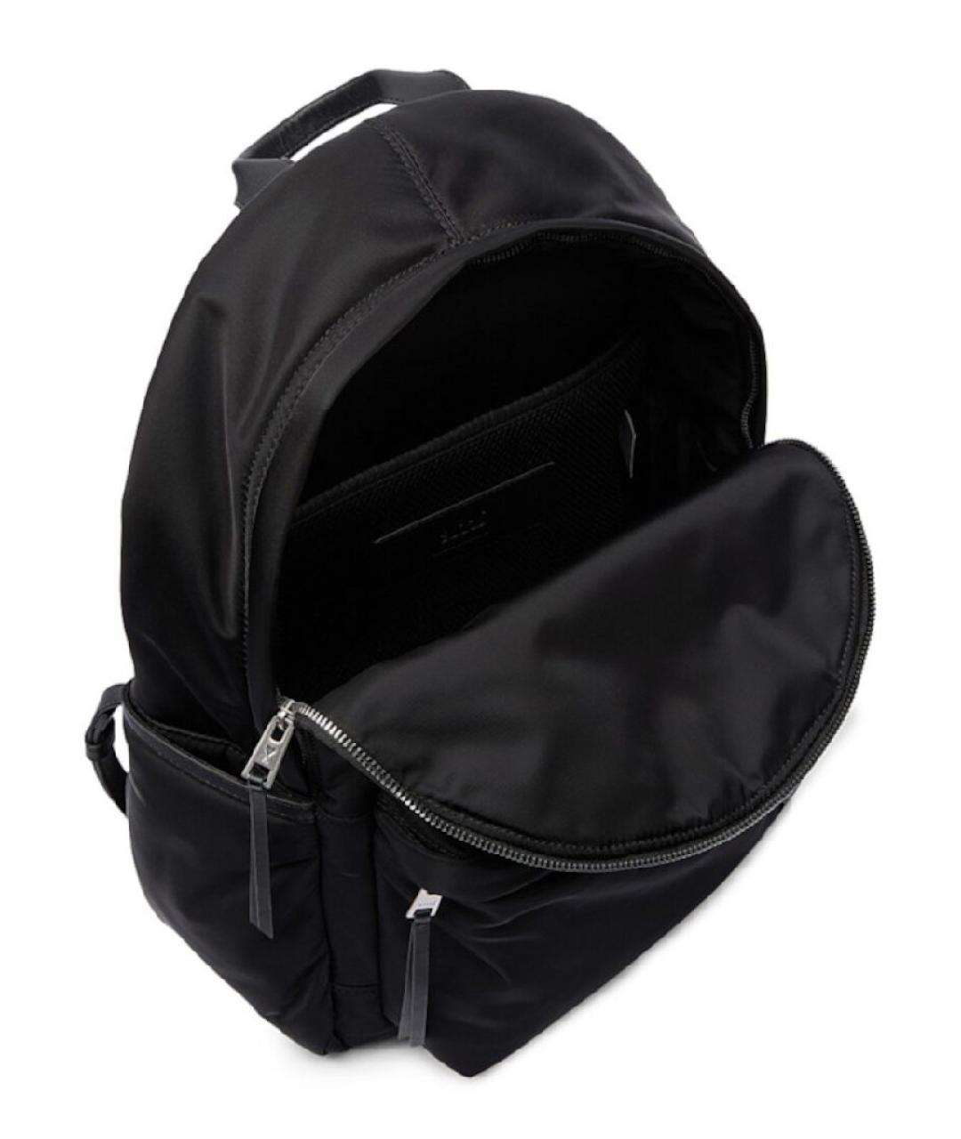 AMI ALEXANDRE MATTIUSSI Черный тканевый рюкзак, фото 2