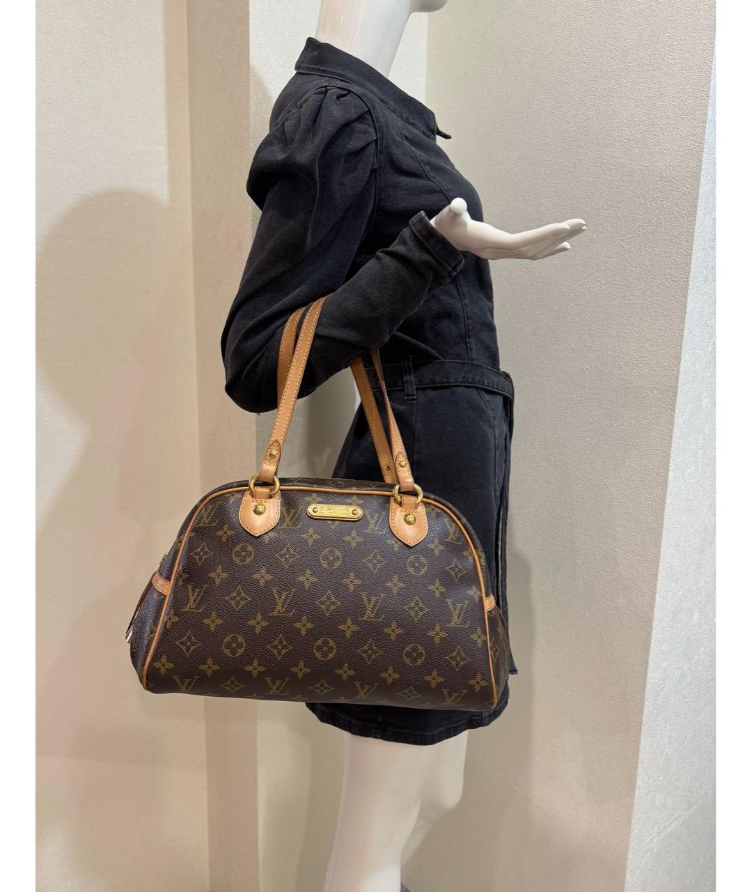 LOUIS VUITTON Коричневая сумка тоут, фото 7