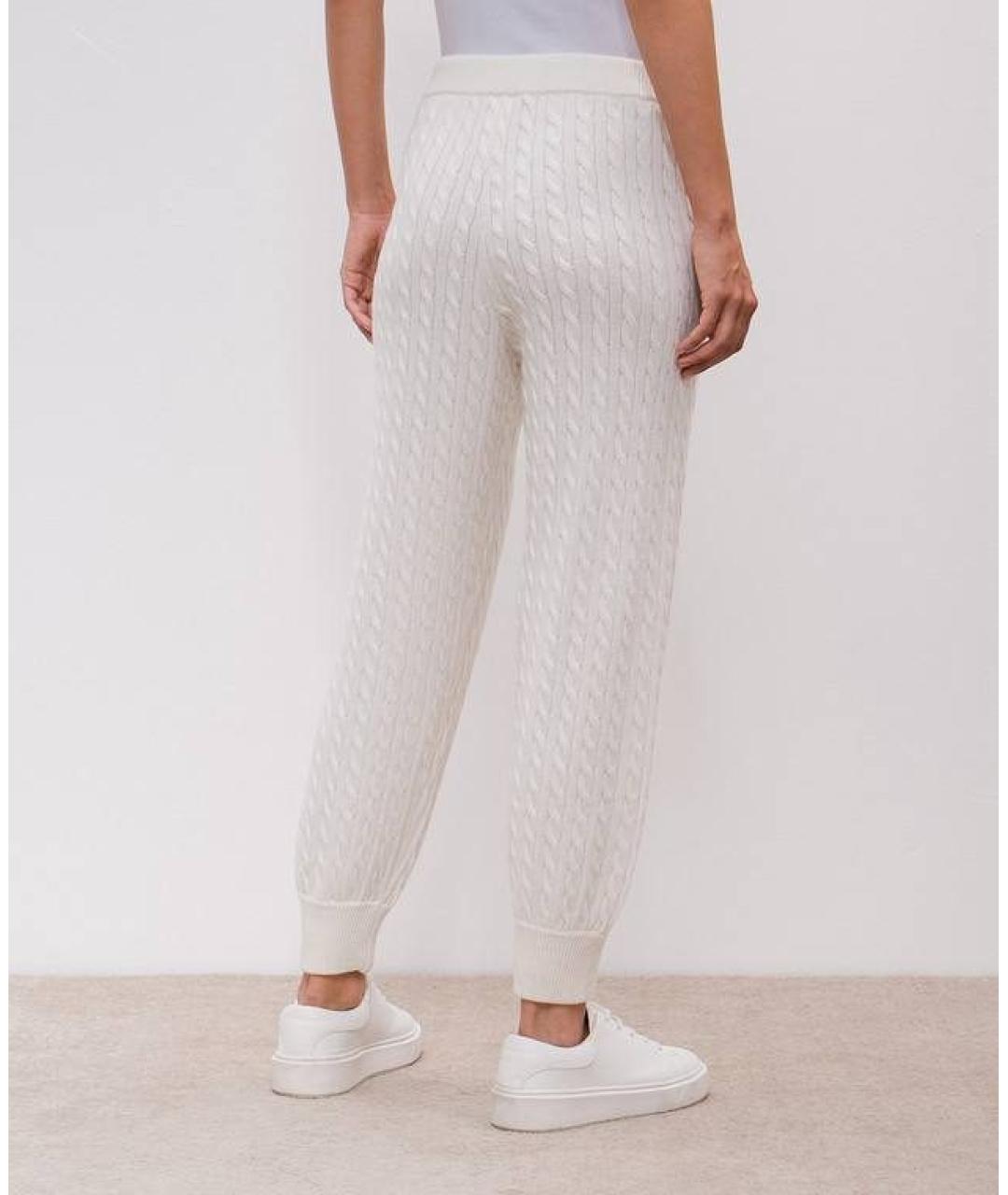 BRUNELLO CUCINELLI Белые кашемировые спортивные брюки и шорты, фото 2