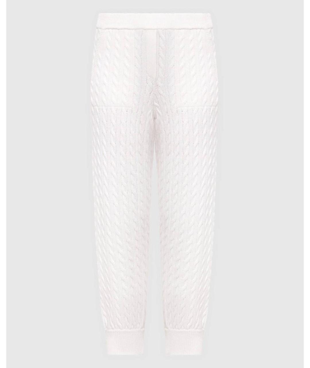 BRUNELLO CUCINELLI Белые кашемировые спортивные брюки и шорты, фото 6