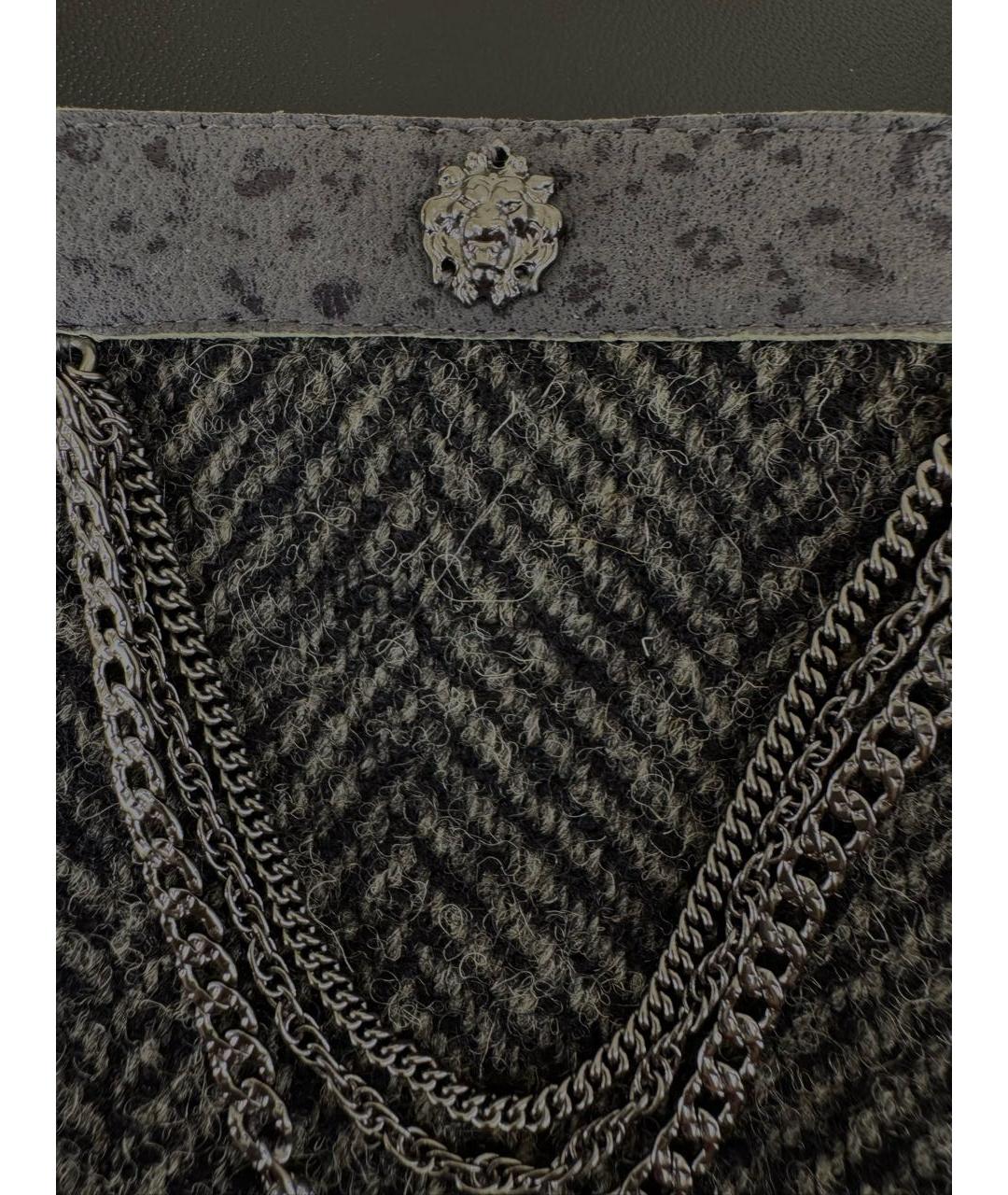 CHANEL Серые кожаные митенки, фото 4