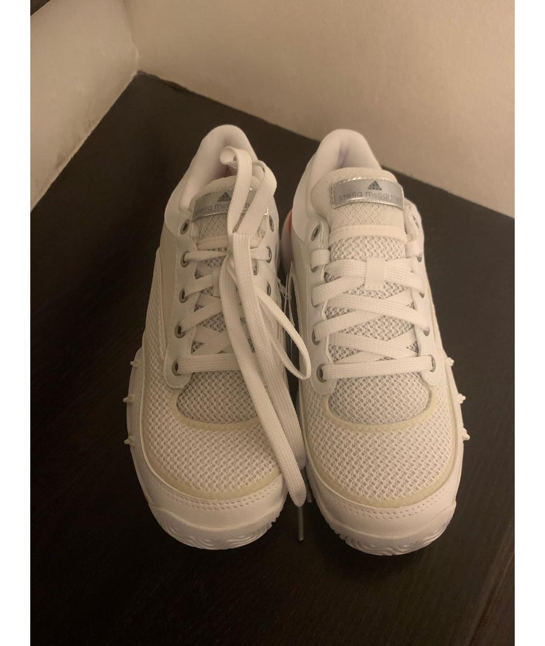 ADIDAS BY STELLA MCCARTNEY Белые текстильные кроссовки, фото 2