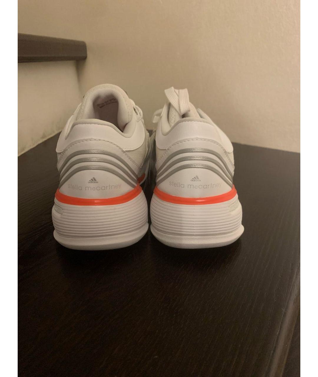 ADIDAS BY STELLA MCCARTNEY Белые текстильные кроссовки, фото 4