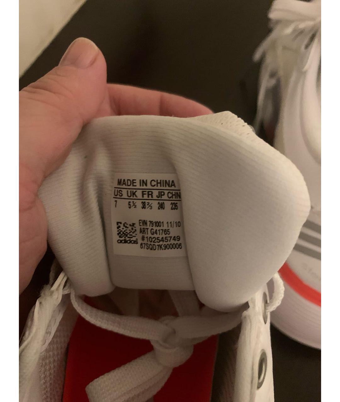 ADIDAS BY STELLA MCCARTNEY Белые текстильные кроссовки, фото 5