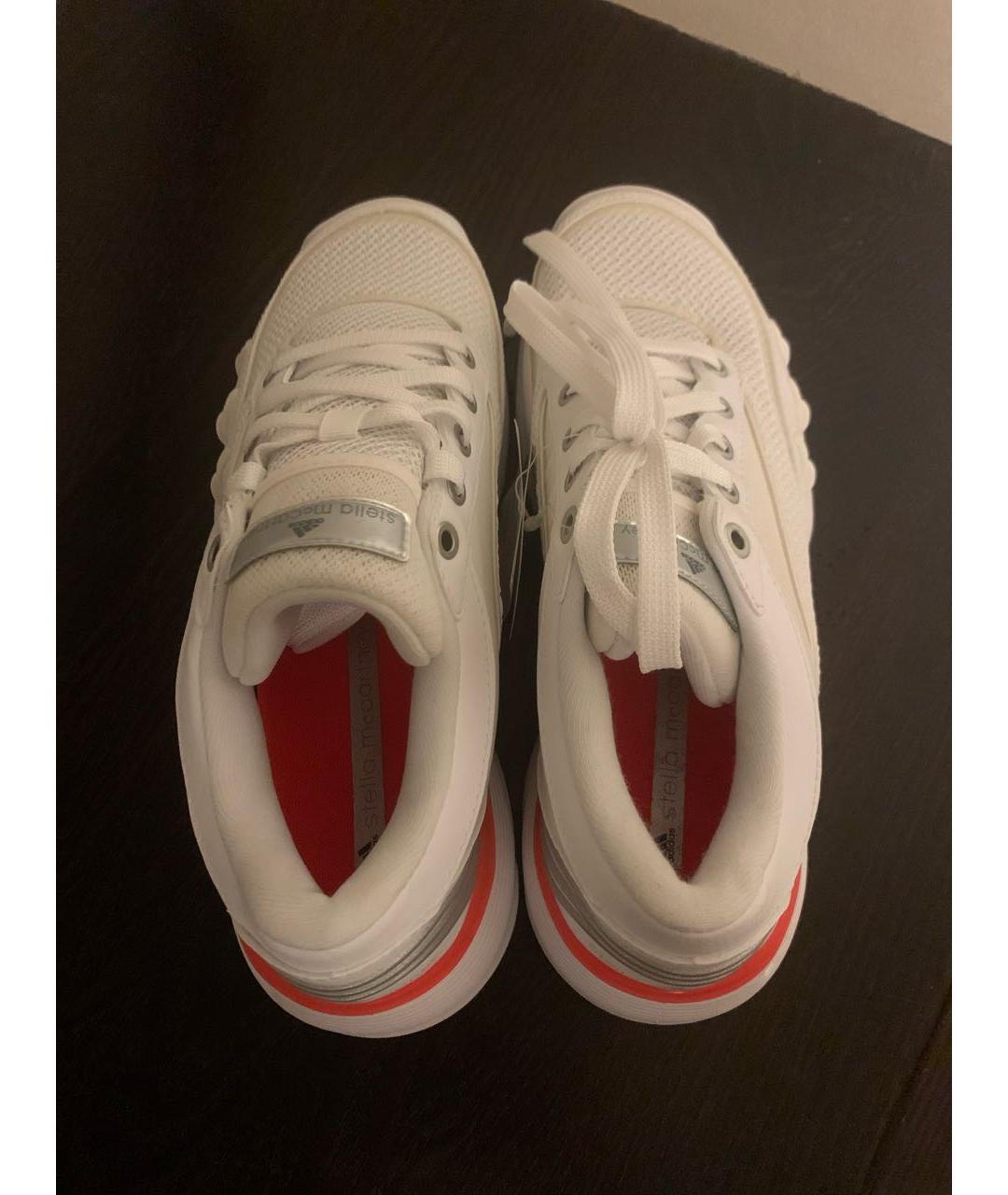 ADIDAS BY STELLA MCCARTNEY Белые текстильные кроссовки, фото 3