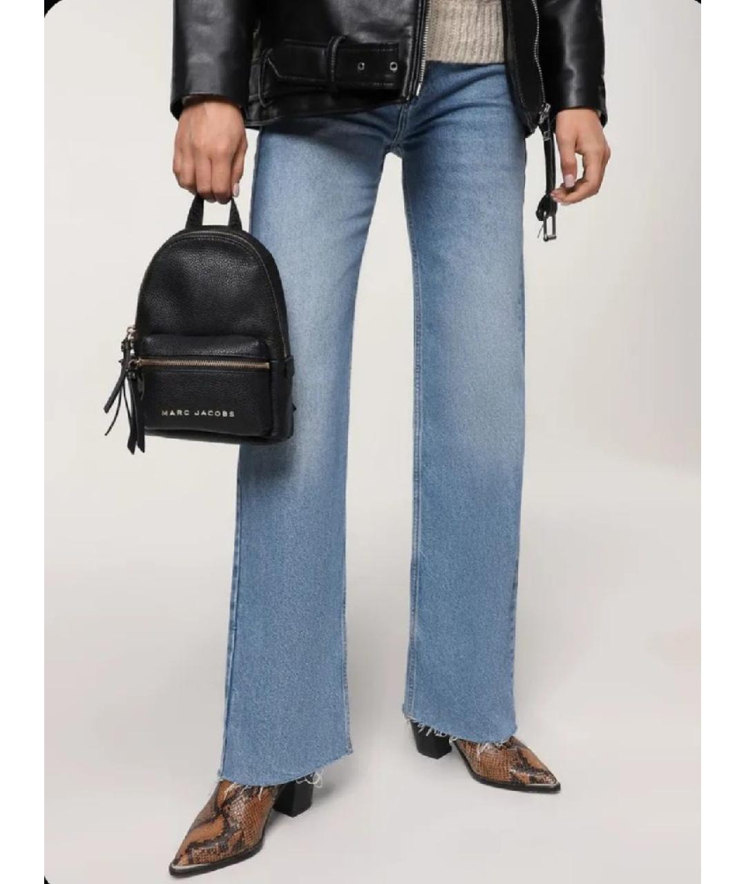 MARC JACOBS Черный кожаный рюкзак, фото 4