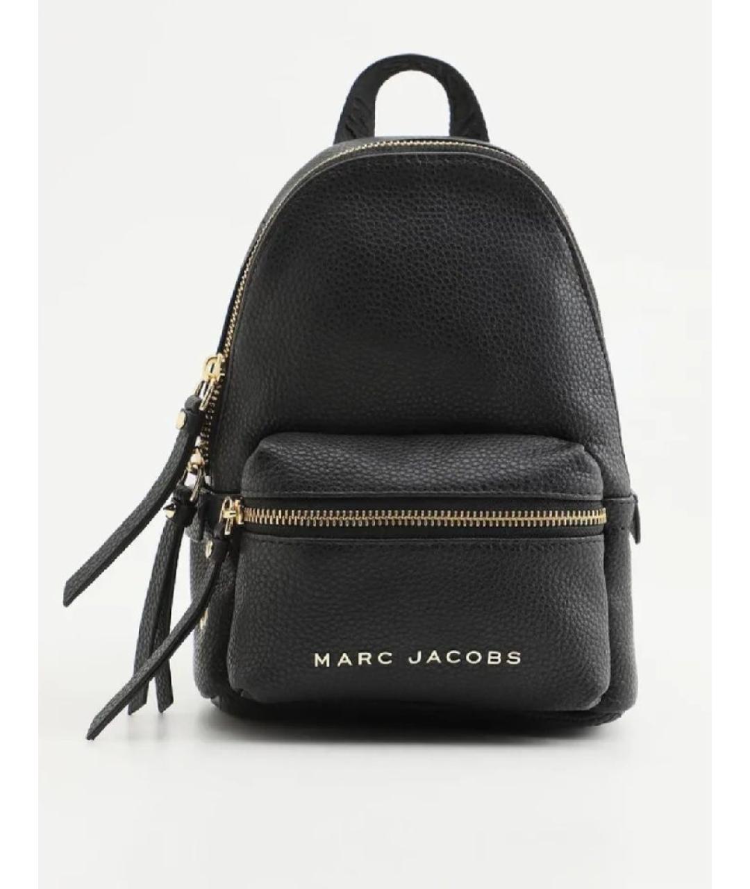 MARC JACOBS Черный кожаный рюкзак, фото 9