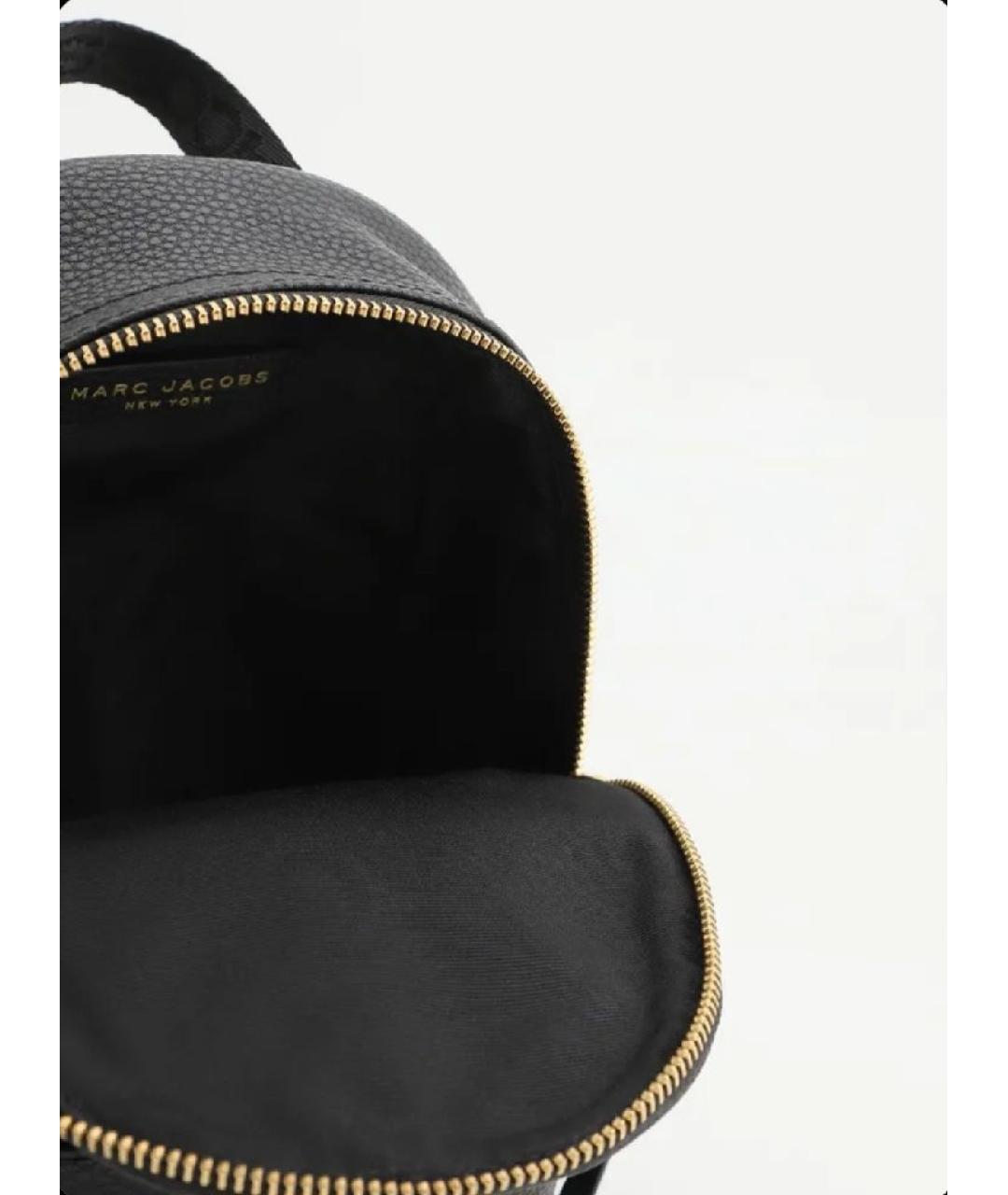MARC JACOBS Черный кожаный рюкзак, фото 3