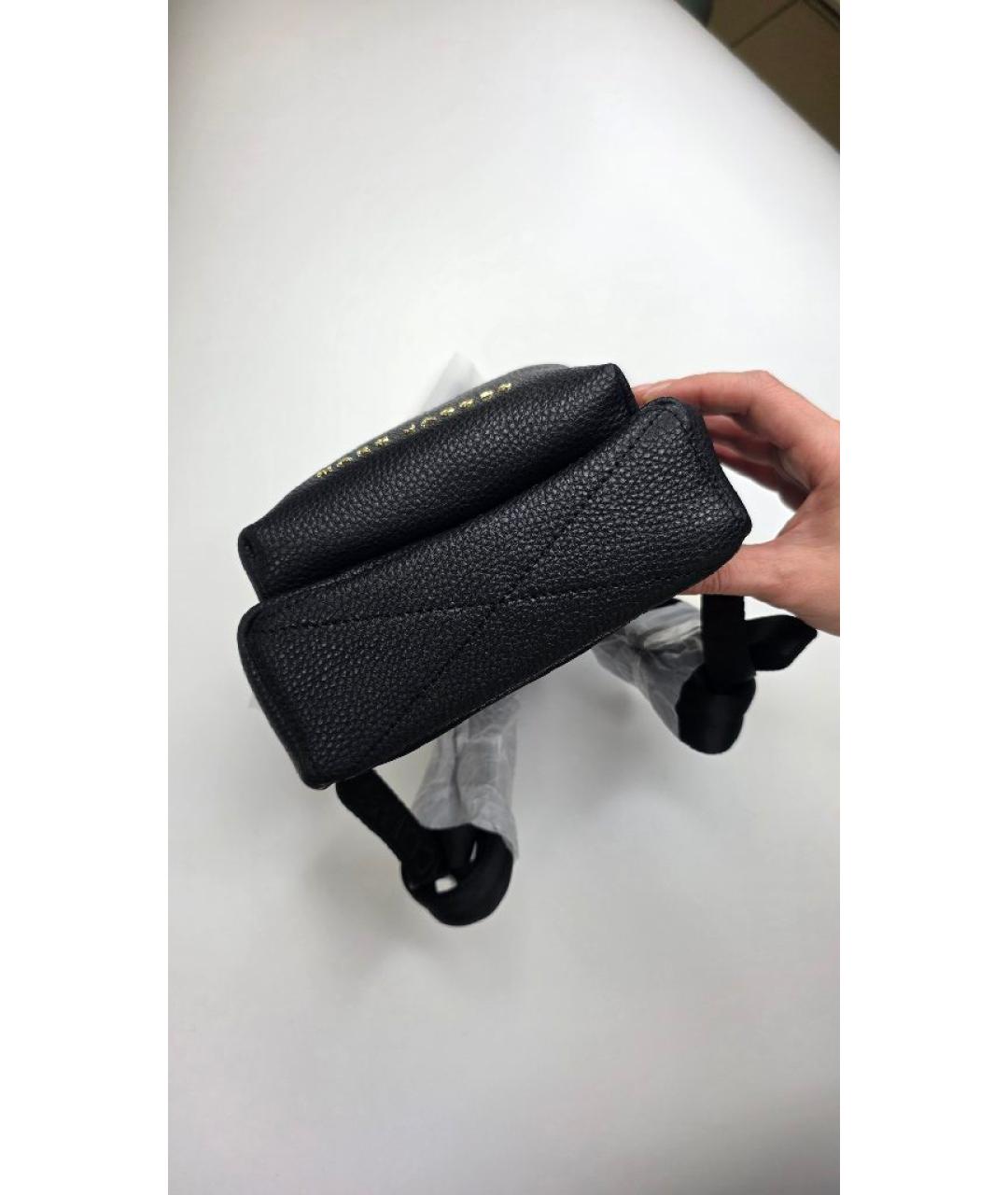 MARC JACOBS Черный кожаный рюкзак, фото 7