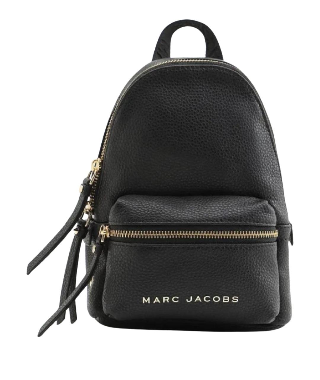 MARC JACOBS Черный кожаный рюкзак, фото 1