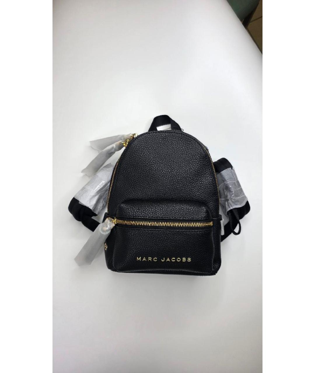 MARC JACOBS Черный кожаный рюкзак, фото 5