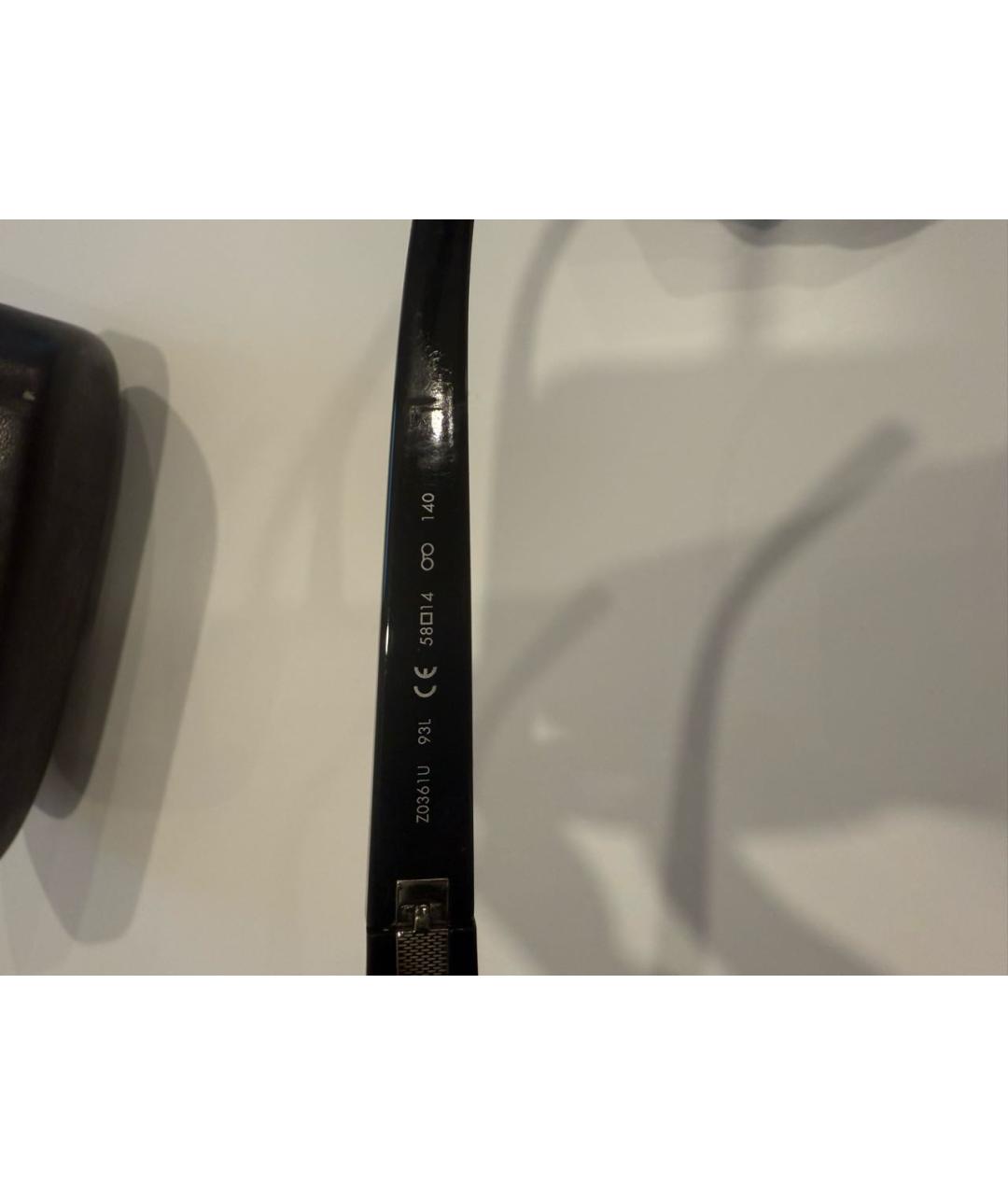 LOUIS VUITTON Черные пластиковые солнцезащитные очки, фото 6