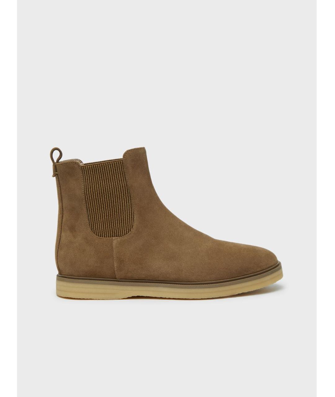 12 STOREEZ Коричневые замшевые ботинки, фото 5