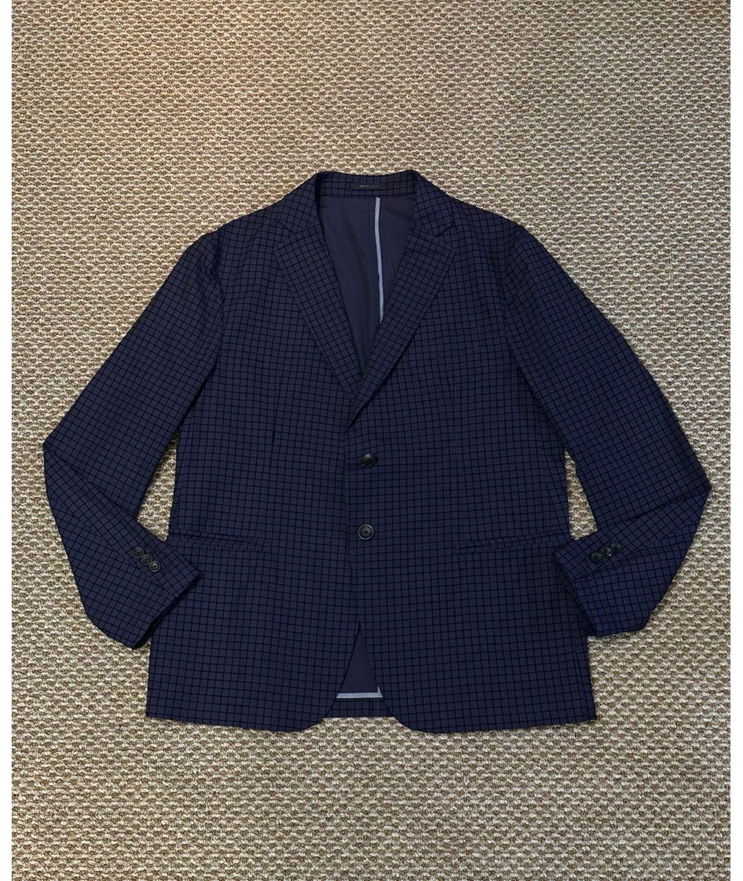 ARMANI COLLEZIONI Темно-синий пиджак, фото 9
