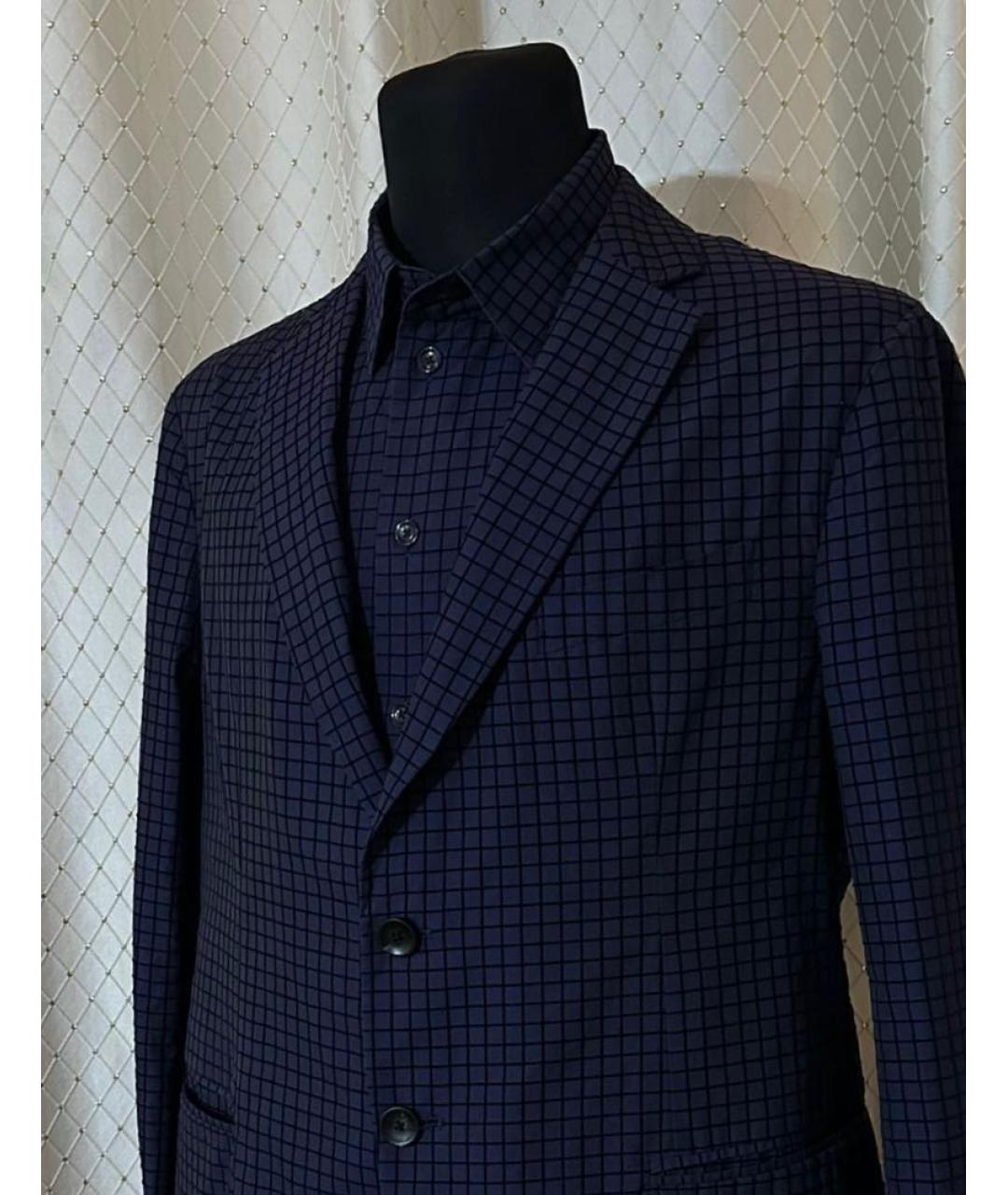 ARMANI COLLEZIONI Темно-синий пиджак, фото 3